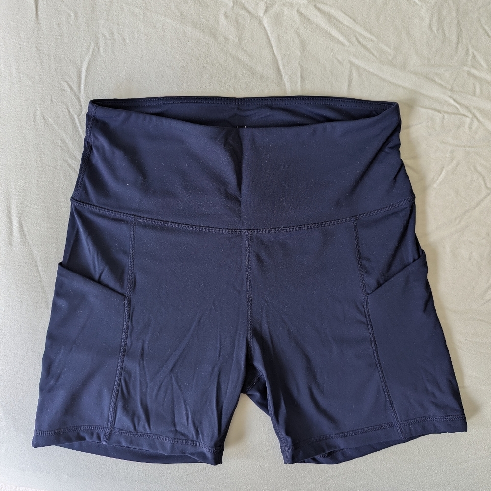 Navy Blue Women's Bike Shorts